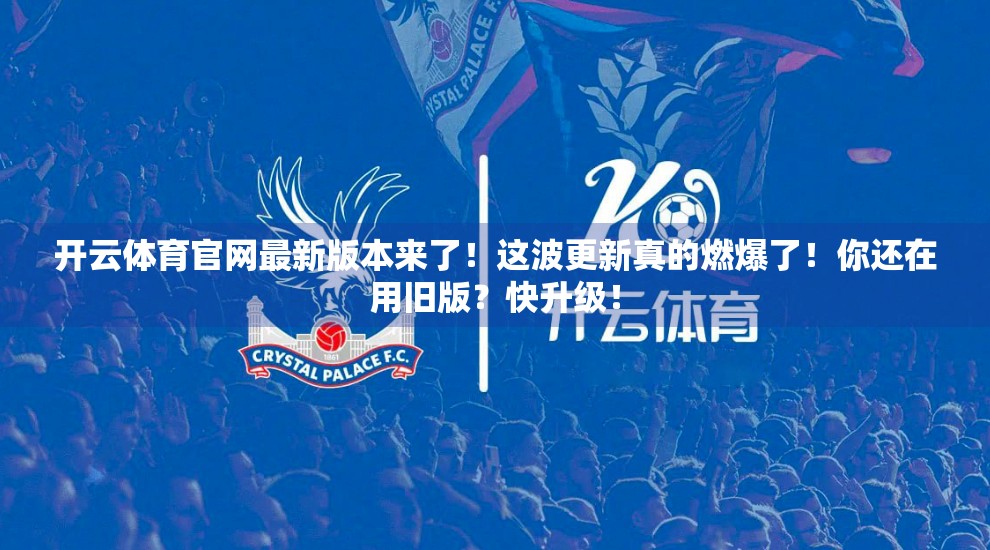 开云体育官网最新版本来了！这波更新真的燃爆了！你还在用旧版？快升级！