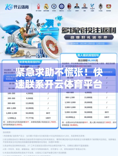 紧急求助不慌张！快速联系开云体育平台客服的5种有效方法全解析