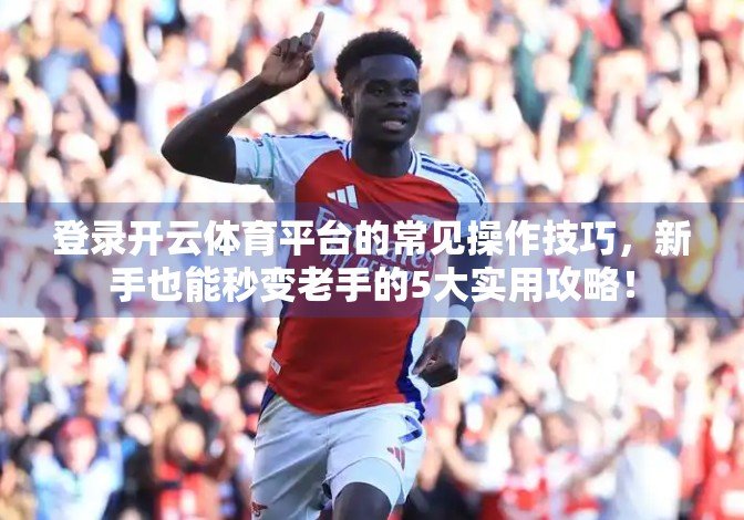 登录开云体育平台的常见操作技巧，新手也能秒变老手的5大实用攻略！