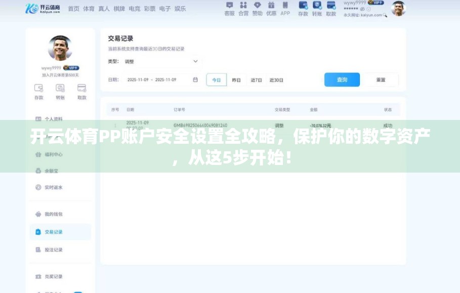 开云体育PP账户安全设置全攻略，保护你的数字资产，从这5步开始！