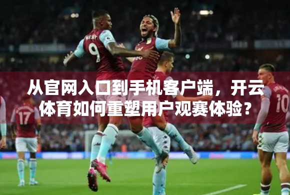 从官网入口到手机客户端，开云体育如何重塑用户观赛体验？