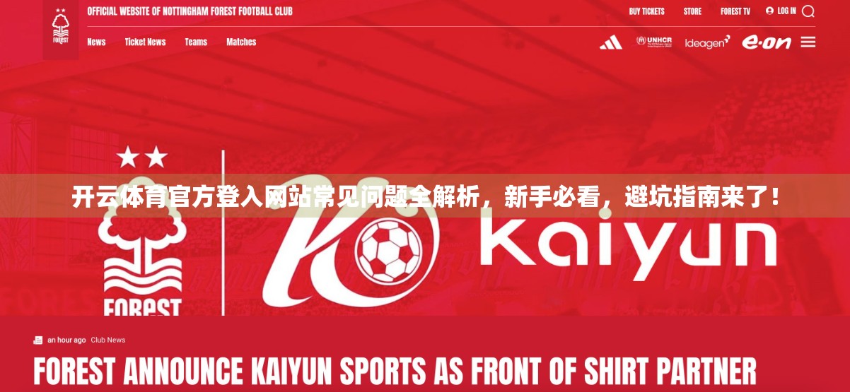 开云体育官方登入网站常见问题全解析，新手必看，避坑指南来了！