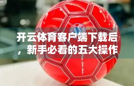 开云体育客户端下载后，新手必看的五大操作指南！轻松上手，畅享赛事直播！