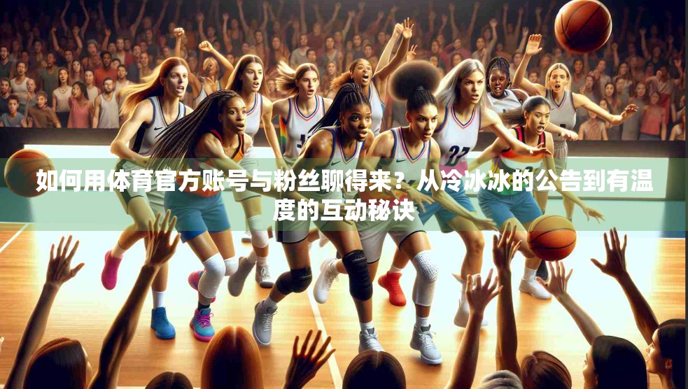 如何用体育官方账号与粉丝聊得来？从冷冰冰的公告到有温度的互动秘诀