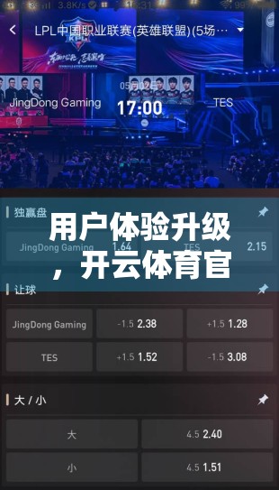 用户体验升级，开云体育官网如何从能用走向好用？