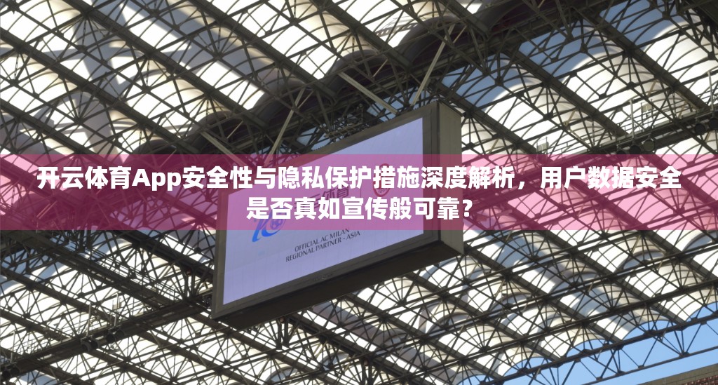 开云体育App安全性与隐私保护措施深度解析，用户数据安全是否真如宣传般可靠？